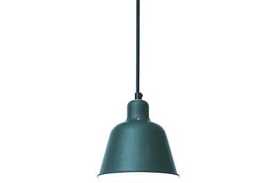 Lampe suspension en métal vert foncé Ø15