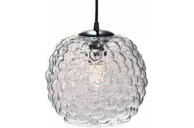 Lampe suspension en verre transparent Ø25