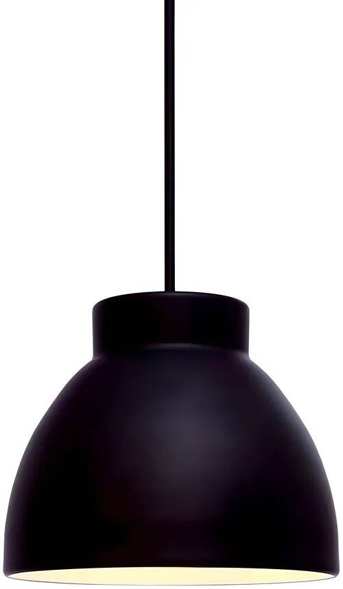 Lampe suspension en métal noir Ø16