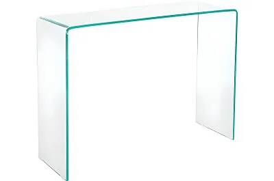 17235 - 185192 - Bureau design en verre transparent L100