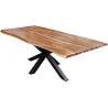 Table à manger en bois massif de sheesham marron 200X100