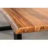 Table basse en bois massif d'acacia L120