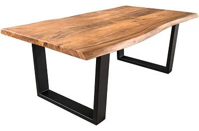 17317 - 186399 - Table basse en bois massif d'acacia L120