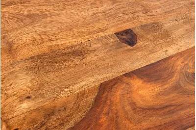 Table d'appoint en bois massif sheesham laqué