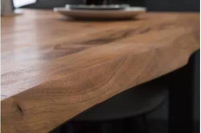 Table à manger en bois massif acacia naturel L160x90