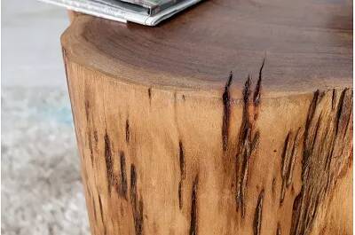Table d'appoint en bois massif acacia