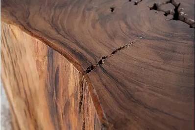 Table d'appoint en bois massif acacia