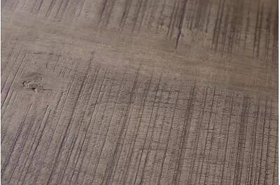 Table de chevet en bois massif acacia gris 1 tiroir