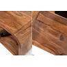 Table basse design en bois massif sheesham