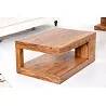 Table basse en bois massif sheesham laqué