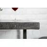 Table de bar en bois massif manguier gris