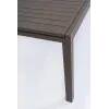 Table de jardin extensible métal marron Assadour 200 à 300x100