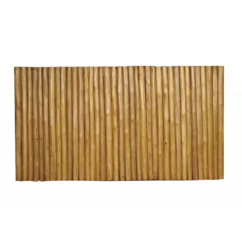 Tête de lit en bois massif teck bambou déco 220x120