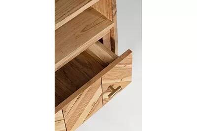 Bibliothèque en bois acacia 1 tiroir