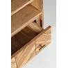 Bibliothèque en bois acacia 1 tiroir