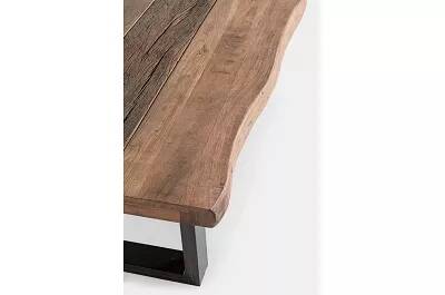 Table basse en bois acacia et acier