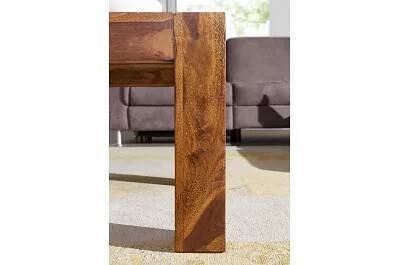 Table basse en bois massif sheesham marron