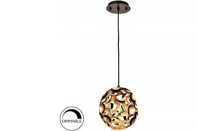 Lampe suspension design à LED dimmable en métal cuivré doré Ø18