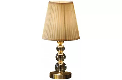 5994 - 96958 - Lampe à poser design à LED dimmable en verre champagne H45