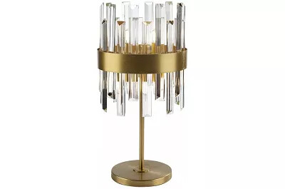 6006 - 97017 - Lampe design à LED en verre et métal doré H50