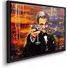 Tableau sur toile DiCaprio noir